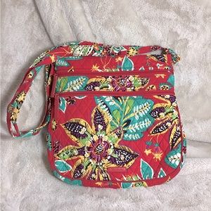Vera Bradley Triple Zip Hipster Crossbody Bag